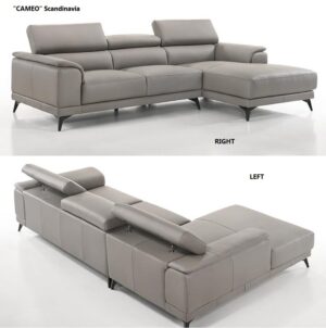 Cameo Sectional Front Back Scandinavia