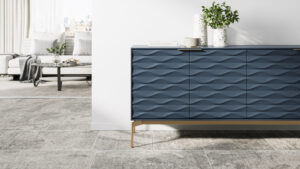 Ripple Credenza 7629 Bdi Ocean Brushed Brass Modern Storage Cabinet H1