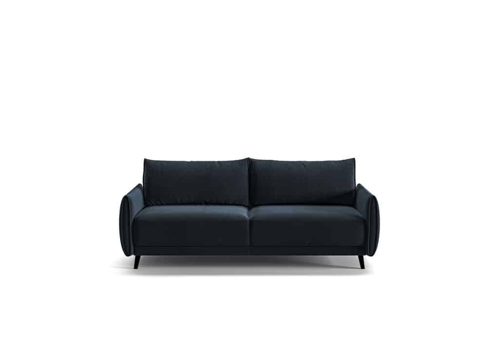 Dolphin Full Xl Size Sofa Sleeper (black Wood)