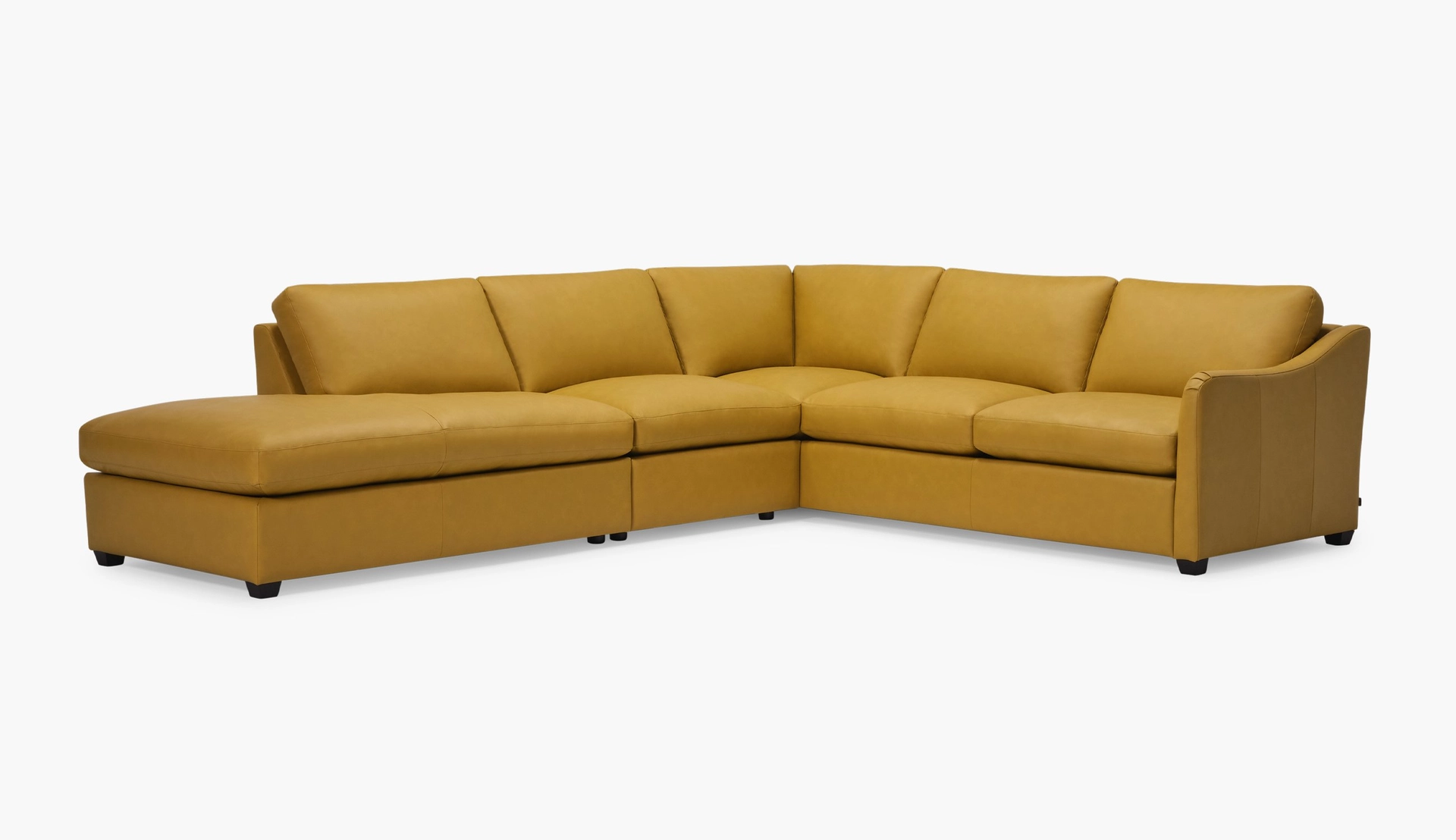 Madison Modern English Arm Sectionals 20 10 40 77681 Solana Dijon Front Angle Pdp Desktop 1