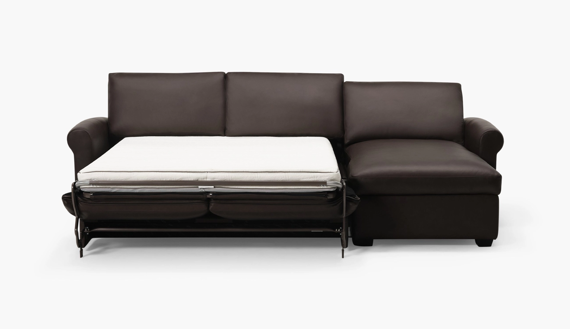Madison Sleep Roll Arm Sectionals 26 S2 77689 Solana Cocoa Front Straight Pdp Desktop 1
