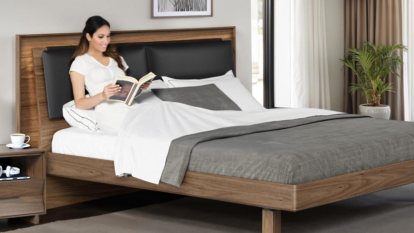 Contour Headboard Cushion 9679 King Pepper Kava Walnut Bdi Modern Bedroom Furniture 1440