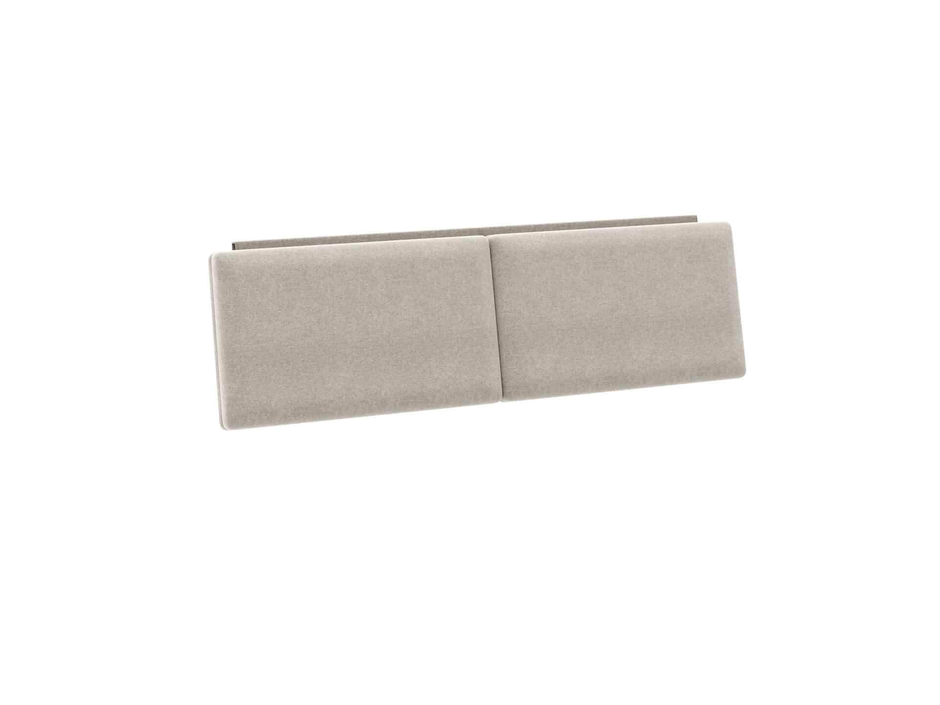 Contour Headboard Cushion Bdi 9667 Queen Almond Fabric 1