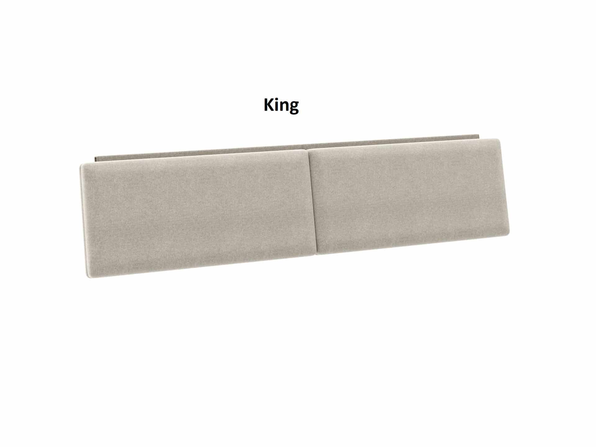 Contour Headboard Cushion Bdi 9669 King Almond Fabric 1