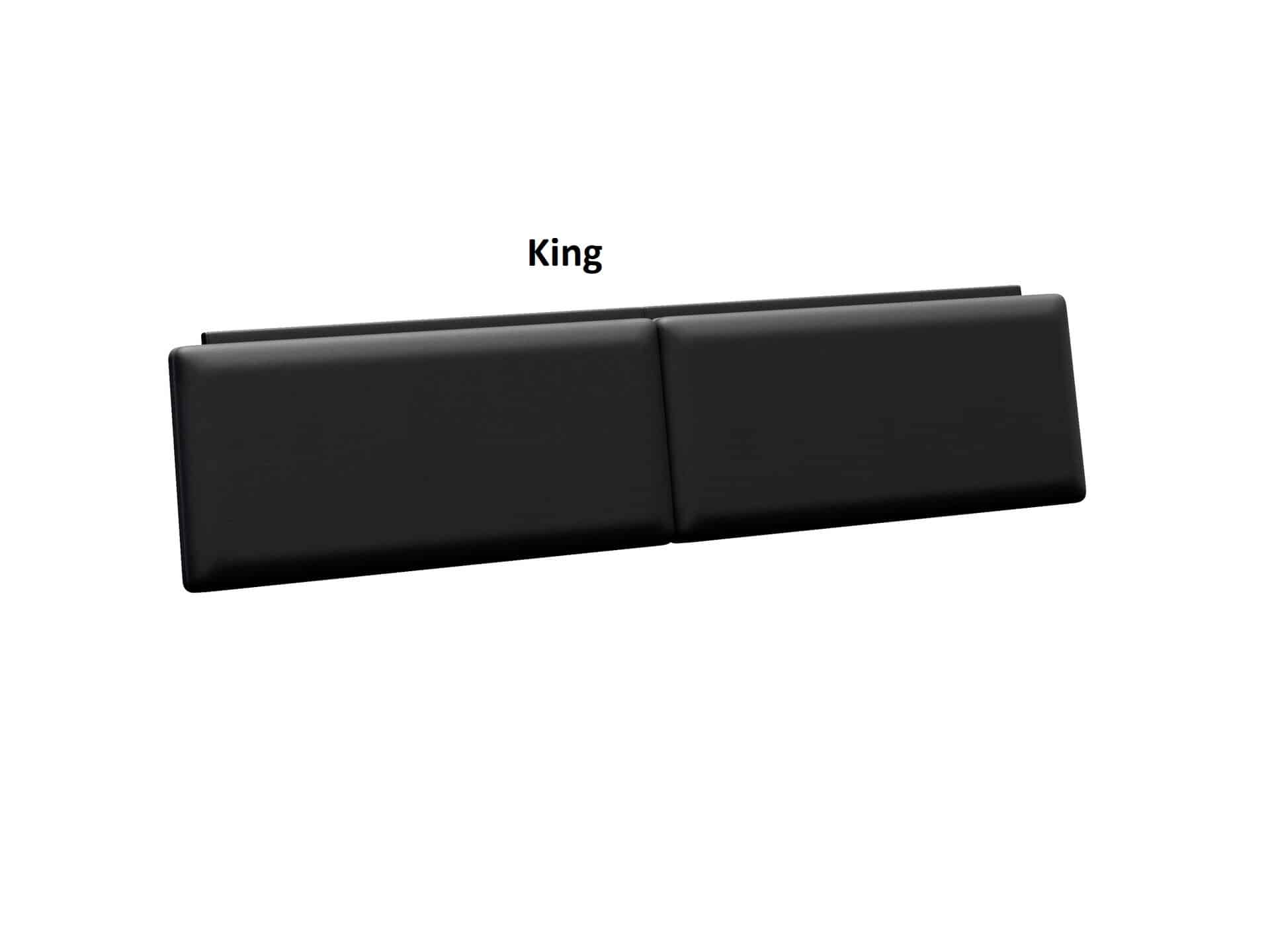 Contour Headboard Cushion Bdi 9679 King Pepper Leather 1