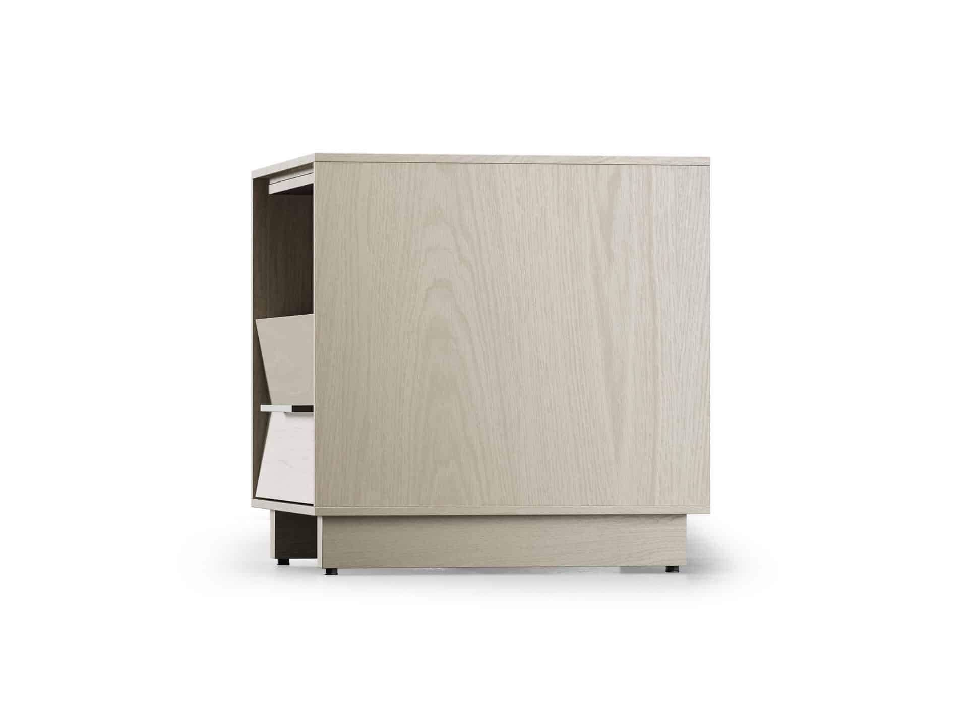 Kava 9681 Modern Wood Bedroom 20 Side Table Bdi Furniture Washed Oak Isolated 6