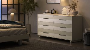 Kava 9686 Modern Wood Bedroom 6 Drawer Dresser Bdi Furniture Washed Oak Lifestyle 0