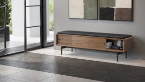 Linq Bench Bdi 9102 Leather Upholstered Storage Bench Wl Pe 0
